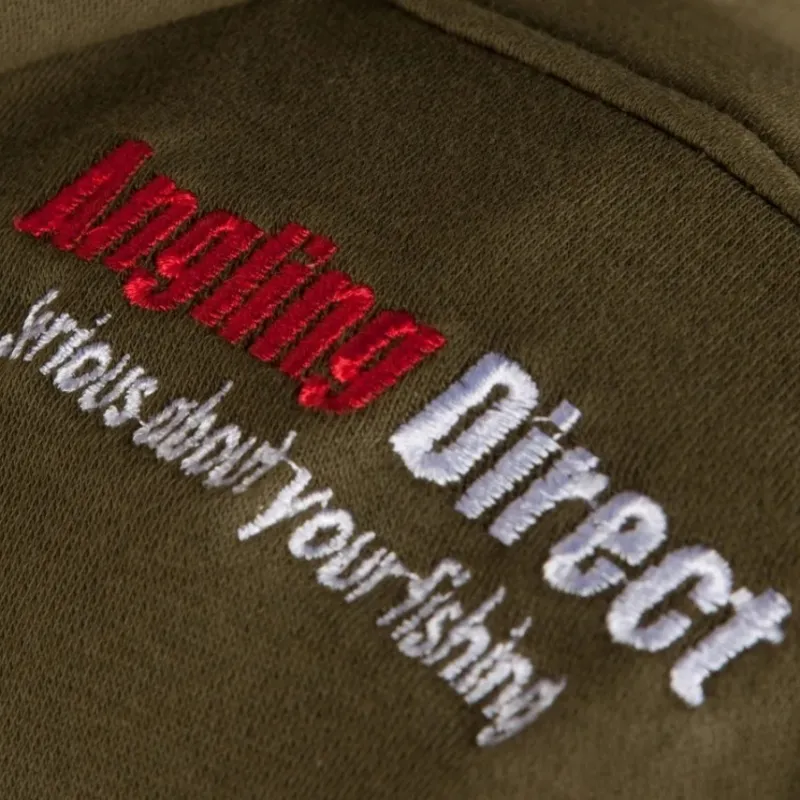 Pike / Predator Angling Direct Clothing * AD Emblem Green Fishing Hoodie 2019