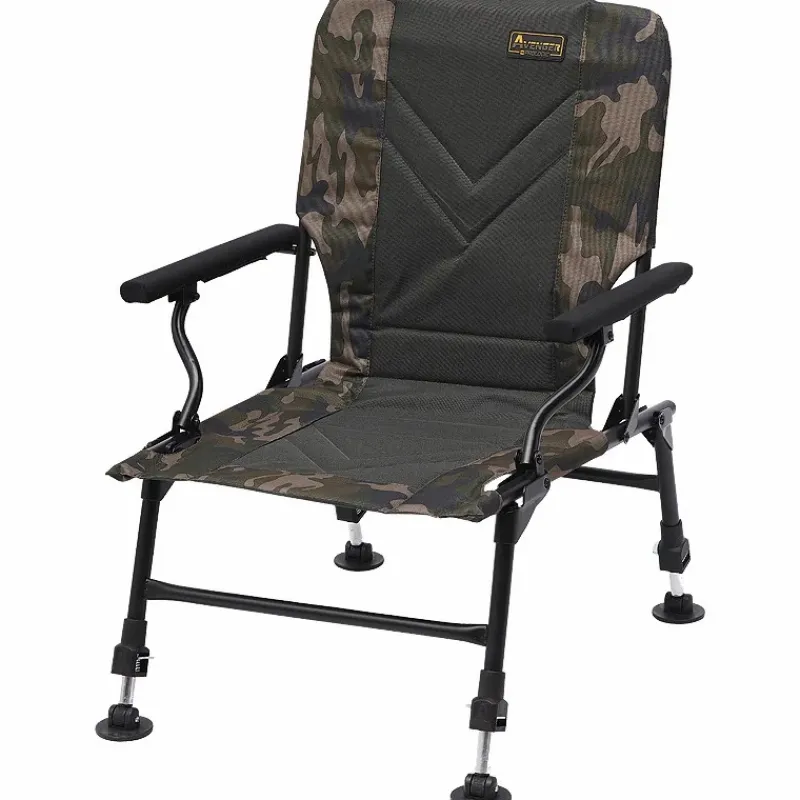 Carp Prologic Chairs * Avenger Relax Camo Fishing Chair with Armrests & Covers