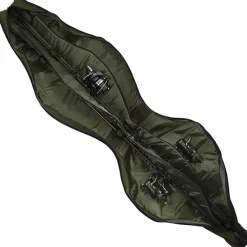 Carp Aqua Luggage * Black Series Compact Tristar 12ft 3 Rod Fishing Holdall