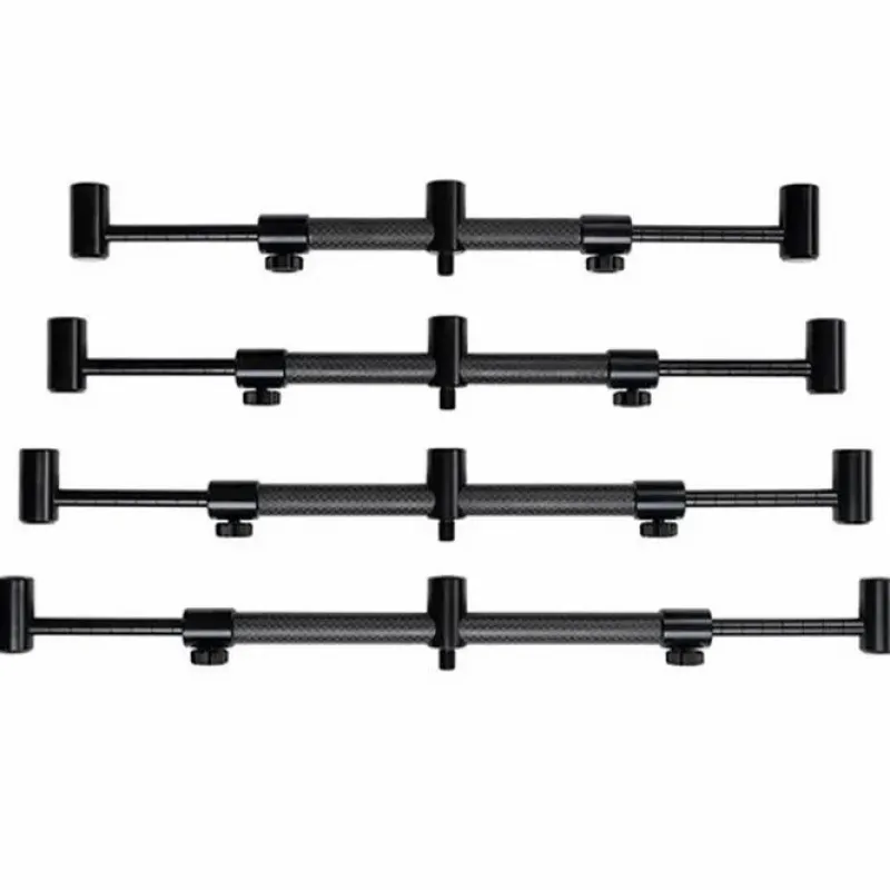 Carp Century Rod Support * Carbon Stealth Chunky Adjustable 3 Rod Fishing Buzz Bars