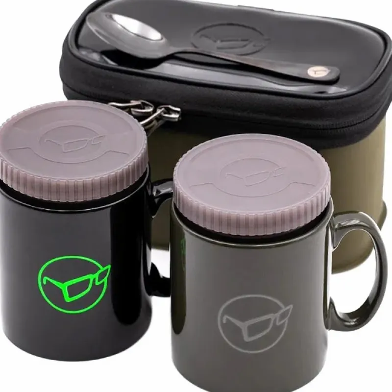Carp Korda Cooking Equipment * Compac 2 Piece Fishing Tea Set