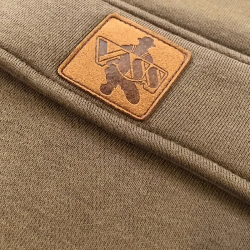 Carp Vass Clothing * Culture Zipped Chest Pocket Khaki Green Fishing Hoodie