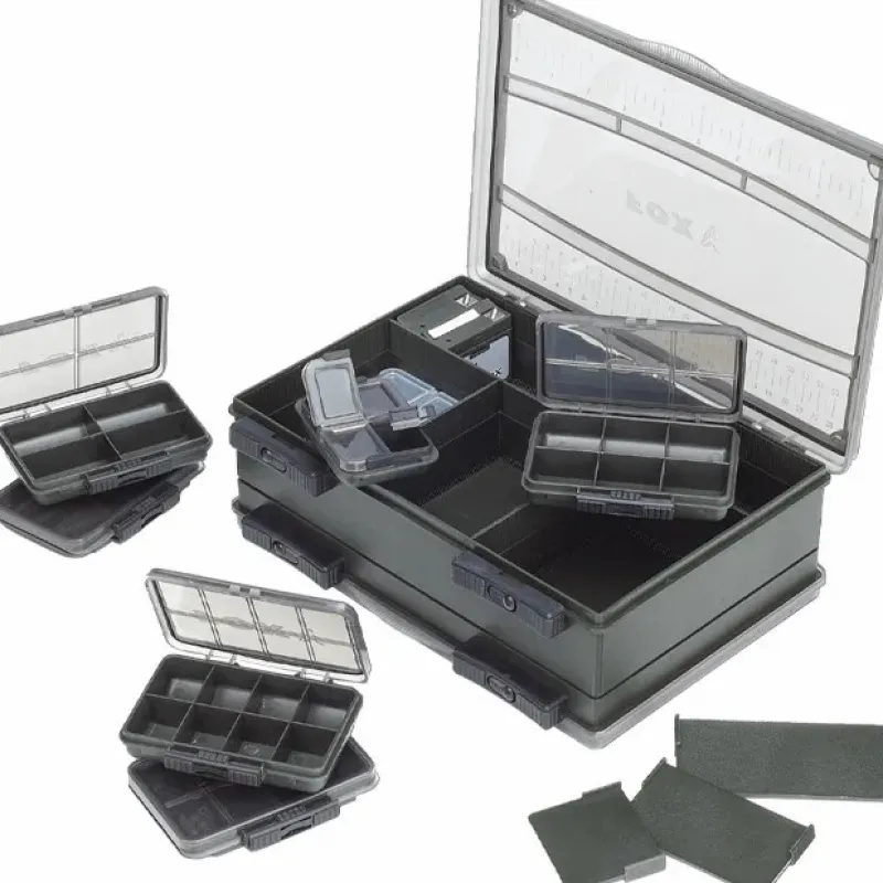 Pike / Predator Fox Tackle Boxes * Deluxe Medium Double F-Box