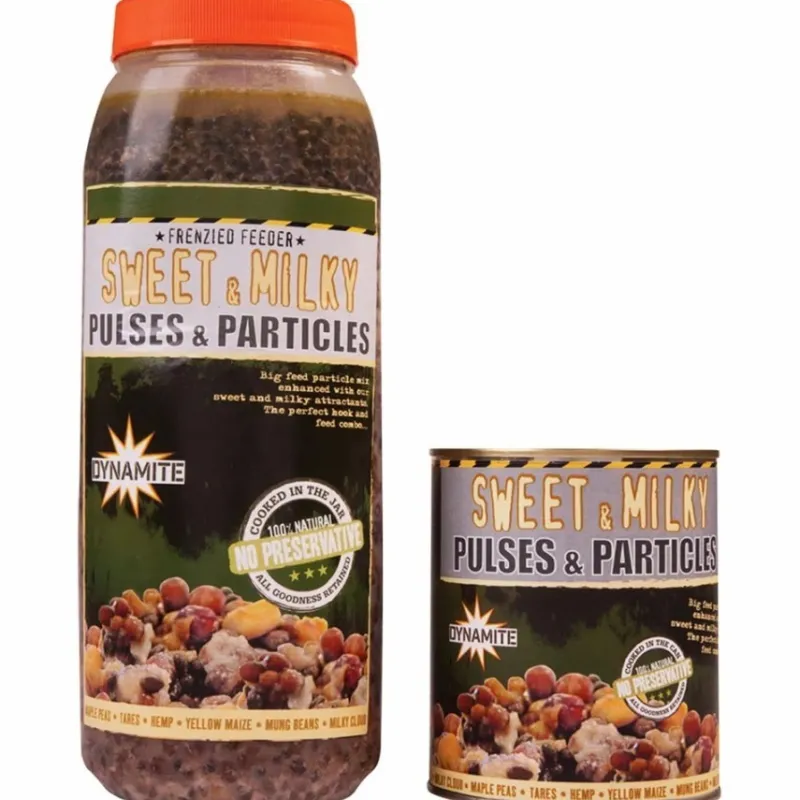 Specialist Dynamite Baits Bait & Additives * Dynamite Frenzied Sweet & Milky Pulses & Particles