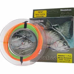 Fly Snowbee Fly Lines * EXD Floating Line Chartreuse Orange