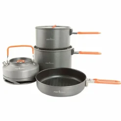 Carp Fox Cooking Equipment * Fishing Cookware Set - Large (4 Piece)