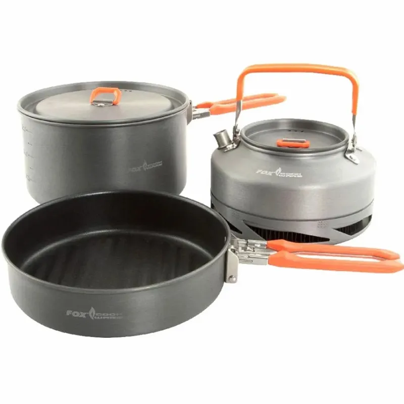 Pike / Predator Fox Cooking Equipment * Fishing Cookware Set - Medium (3-Piece)