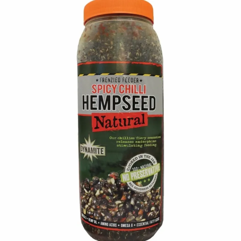 Specialist Dynamite Baits Bait & Additives * Frenzied Spicy Chilli Hempseed Feeder Jar