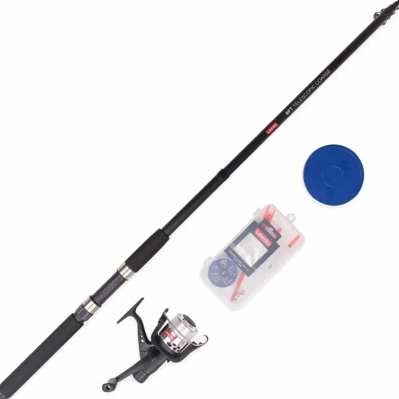 Coarse & Match Leeda Rod & Reel Combo * 8ft Tele Coarse Kit