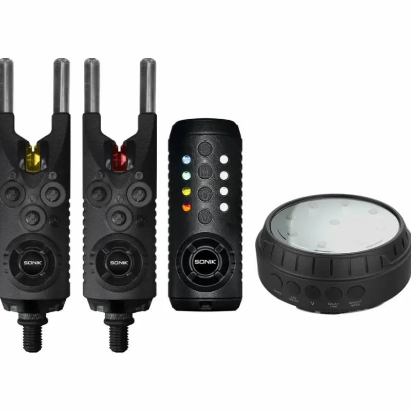 Carp Sonik Bite Alarms * Gizmo Alarm & Receiver Set 2+1