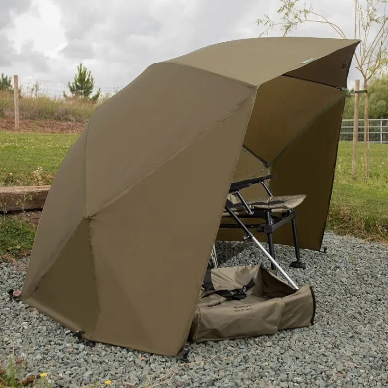 Specialist Korum Bivvies & Shelters * 50inch Graphite Brolly Fishing Shelter