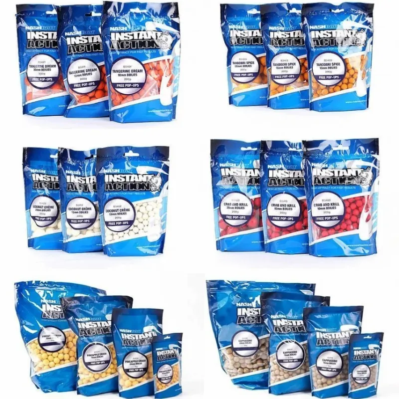 Carp Nash Bait & Additives * Instant Action Boilies 3 for 2 Offer 5kg