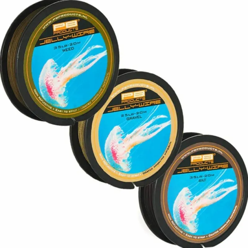 Carp PB Products Line * Jelly Wire Fishing Coated Hooklink 20m