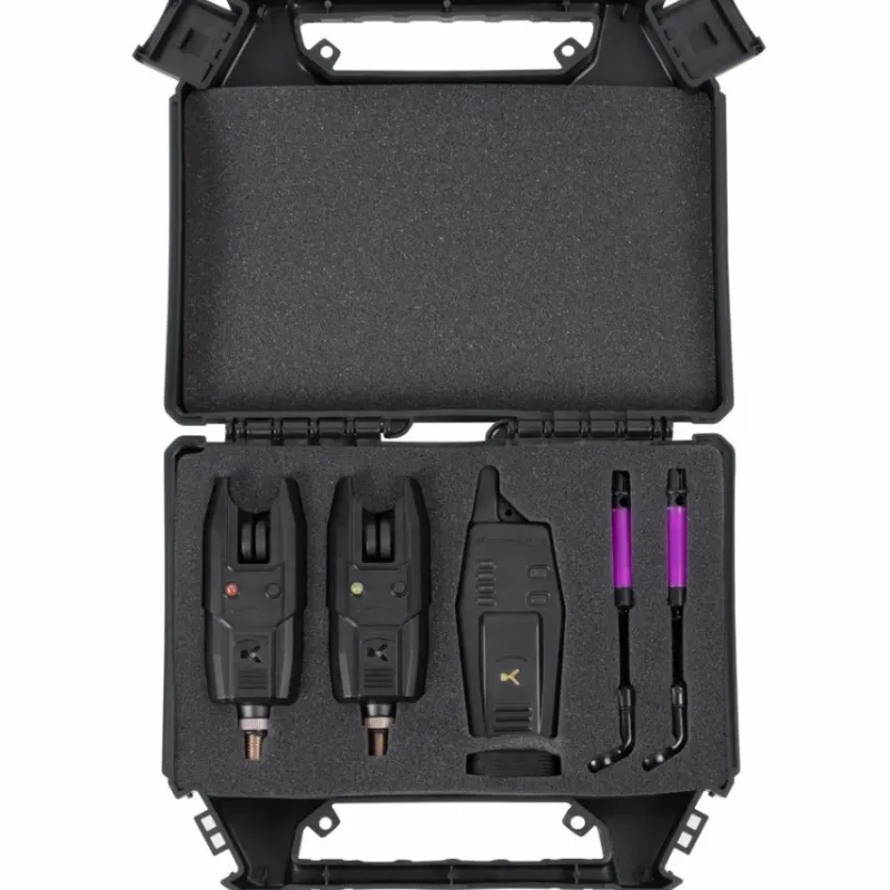 Specialist Korum Bite Alarms * KBI-R 2 Rod Alarm Presentation Set