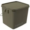 Pike / Predator Trakker Buckets & Riddles * 13L Olive Square Container