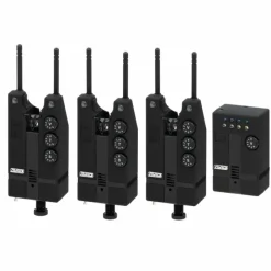 Carp DAM Bite Alarms * MAD Hi-T Bite Alarm Set 3+1 All Blue