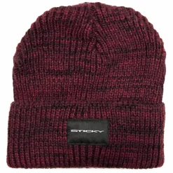 Carp Sticky Baits Clothing * Maroon Fleck Beanie Fishing Hat