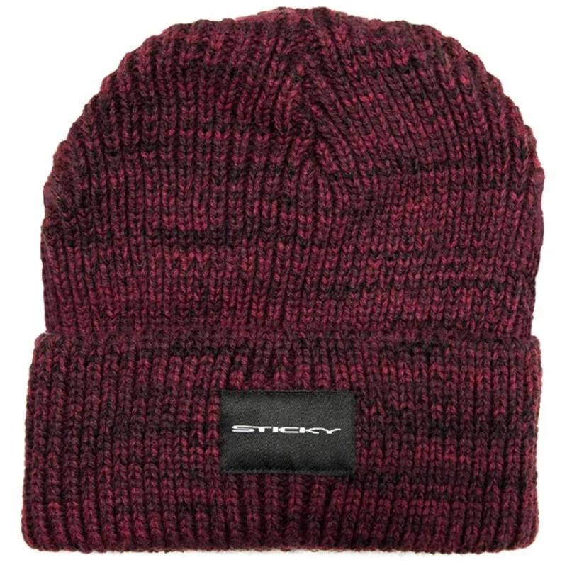 Carp Sticky Baits Clothing * Maroon Fleck Beanie Fishing Hat