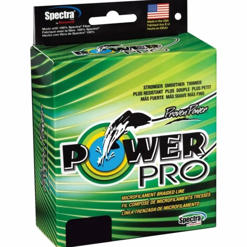 Pike / Predator PowerPro Line * Moss Green Braided Mainline 455m