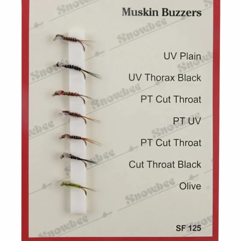 Fly Snowbee Flies * Muskin Buzzers Fly Selection