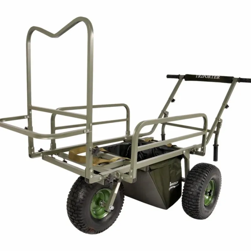 Specialist Carp Porter Barrows & Trolleys * Prestige MK2 Triporter Fat Wheel Barrow