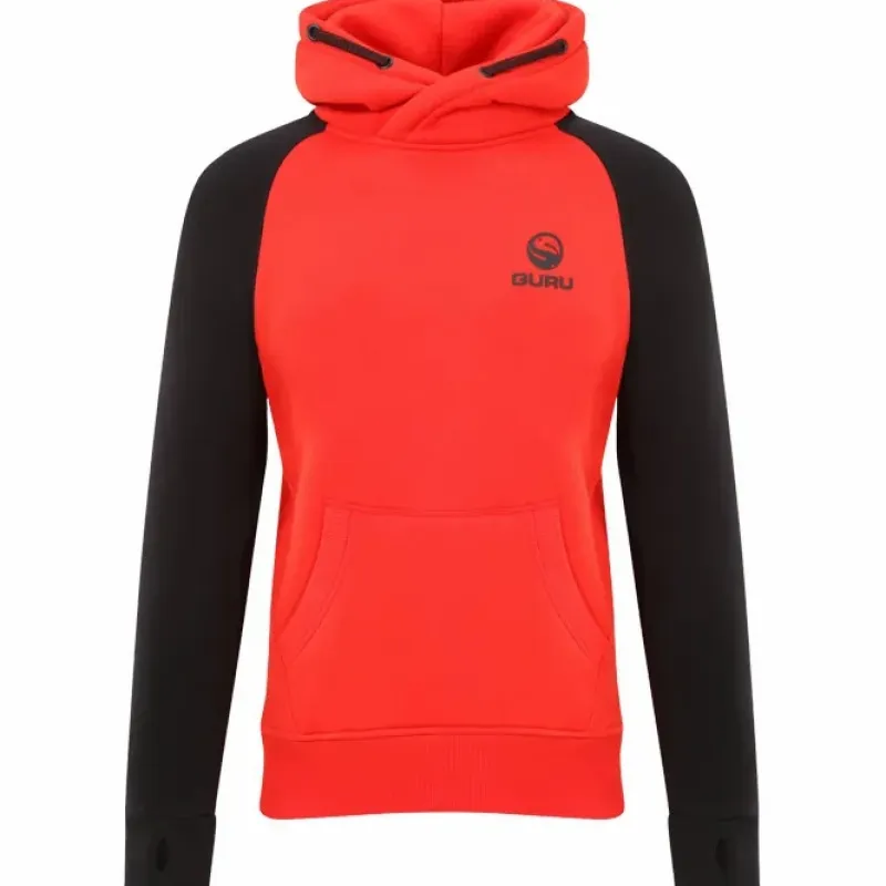 Coarse & Match Guru Clothing * Red / Black Hoodie