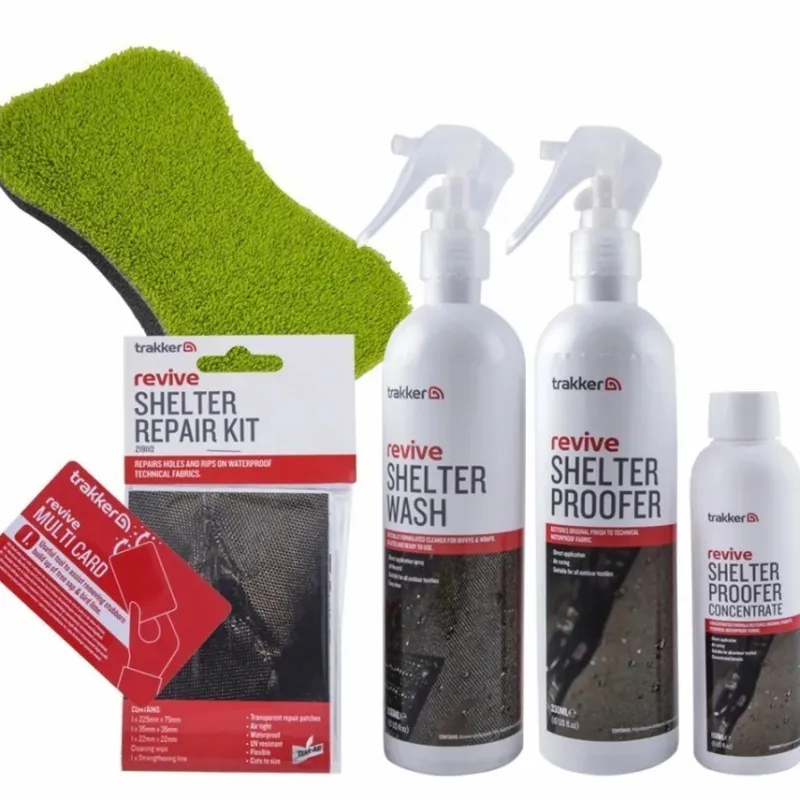 Specialist Trakker Bivvy Accessories * Revive Shelter Complete Care Kit