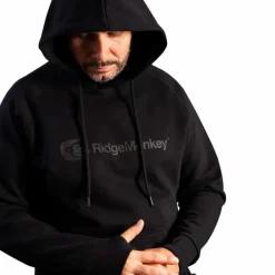 Carp Ridge Monkey Clothing * RidgeMonkey APEarel Dropback Heavyweight Fishing Hoodie Black