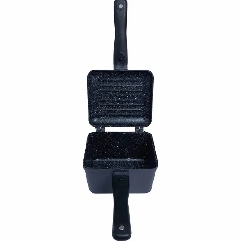 Carp Ridge Monkey Cooking Equipment * RidgeMonkey Connect Deep Pan & Griddle Granite Edition
