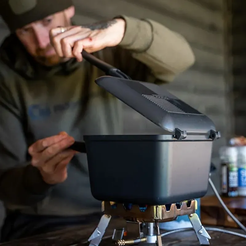 Carp Ridge Monkey Cooking Equipment * RidgeMonkey Multi-Purpose Fishing Pan And Griddle Set