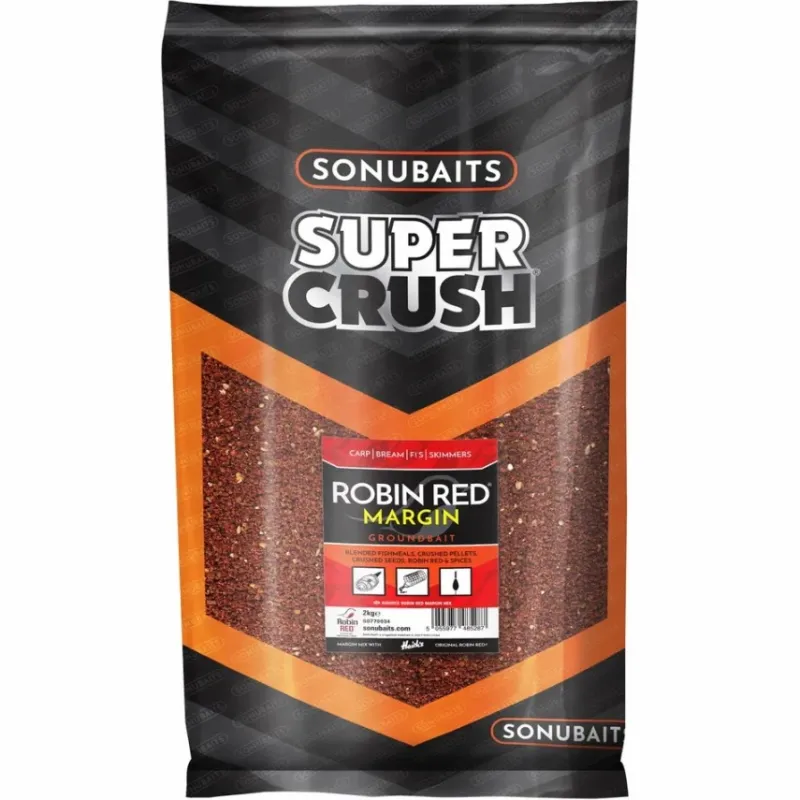 Carp Sonubaits Bait & Additives * Robin Red Margin Mix Groundbait 2kg
