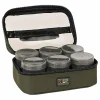 Carp Fox Bait Making Equipment * R-Series Hookbaits Bag - 8 Pots