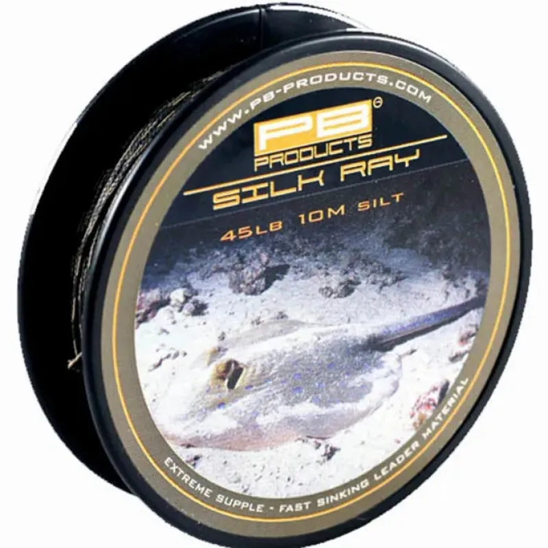 Carp PB Products Terminal Tackle * Silk Ray Lead Free Fishing Leader 10m