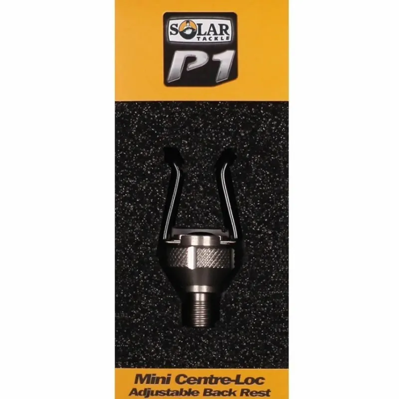 Carp Solar Tackle Rod Support * Solar P1 Mini Centre-Loc Adjustable Back Rest
