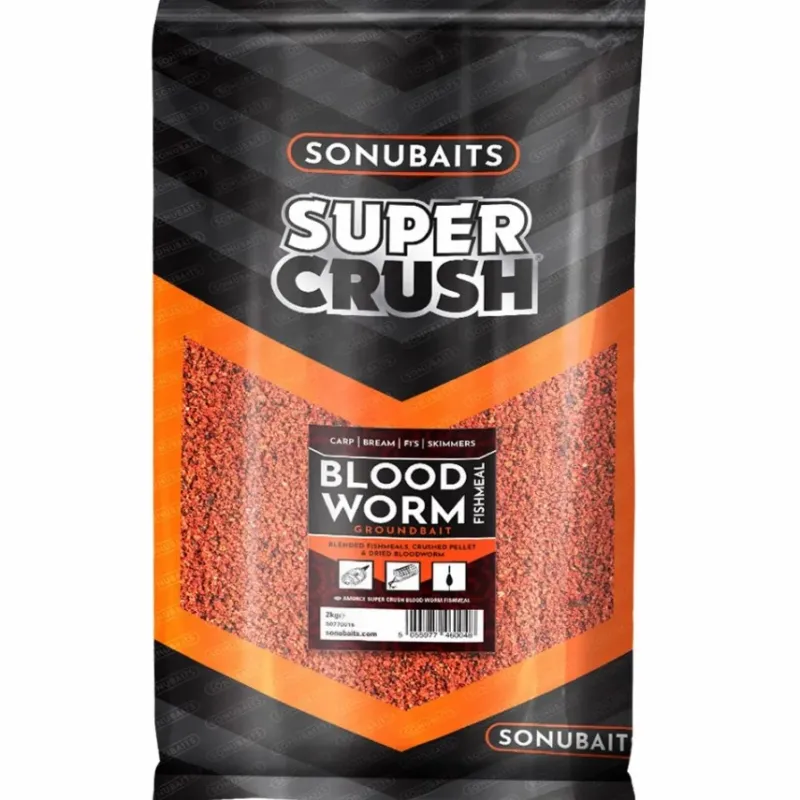 Coarse & Match Sonu Baits Bait & Additives * Sonubaits Supercrush Bloodworm & Fishmeal 2kg