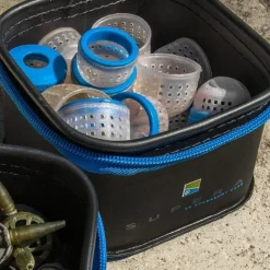 Coarse & Match Preston Luggage * Supera XS EVA Accessory Fishing Cases x2