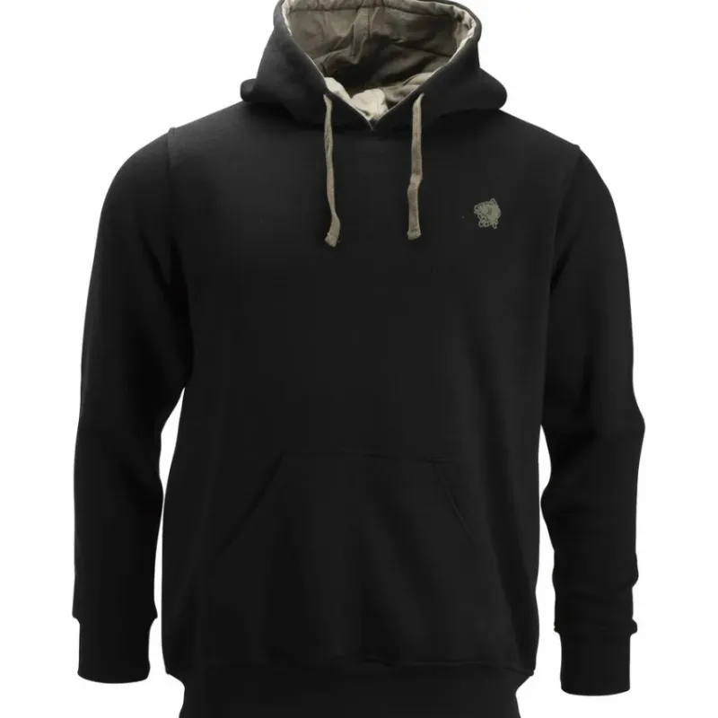 Carp Nash Clothing * Tackle Black Fishing Hoodie