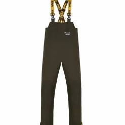 Pike / Predator Vass Clothing * Team 175 Unlined Fishing Bib & Brace Khaki Edition 4