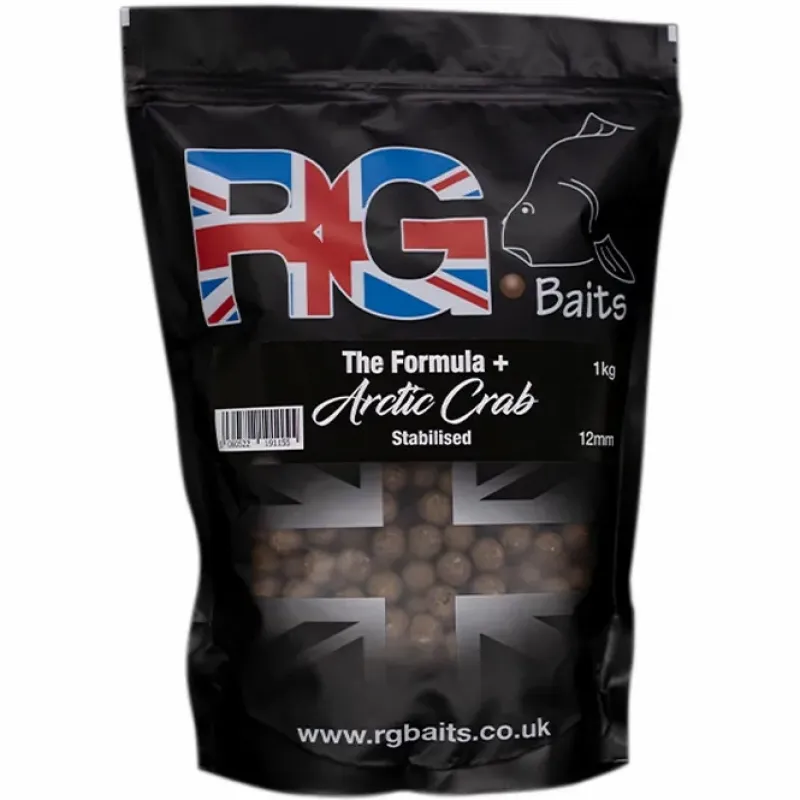 Carp RG Baits Bait & Additives * The Formula & Arctic Crab Shelf Life Fishing Boilies