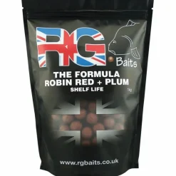 Carp RG Baits Bait & Additives * The Formula Red + N-I Plum Shelf Life Boilies