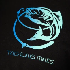 Fly Tackling Minds Clothing * Ultra Premium Basic Black Fishing T-Shirt
