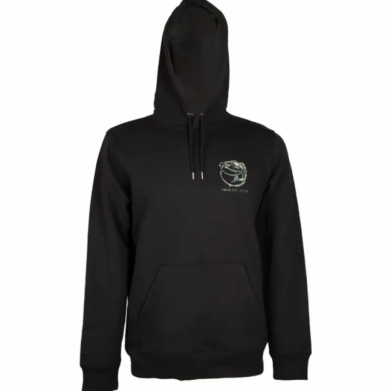 Sea Tackling Minds Clothing * Ultra Premium Black DPM Camo Fishing Hoodie