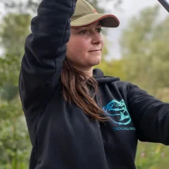 Coarse & Match Tackling Minds Clothing * Ultra Premium Black Fishing Hoodie