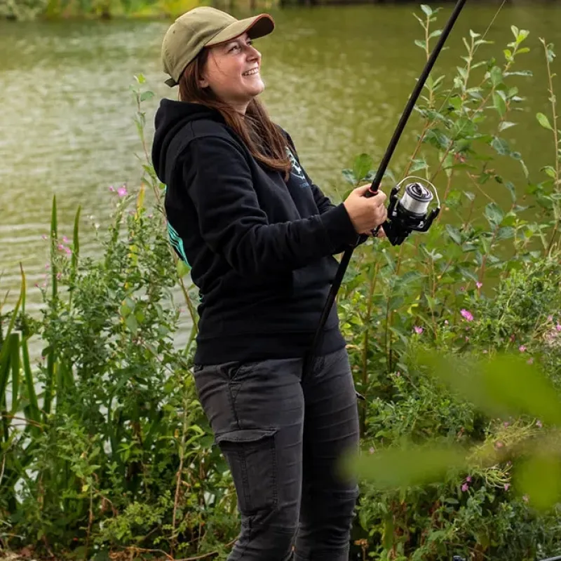 Sea Tackling Minds Clothing * Ultra Premium Black Fishing Hoodie