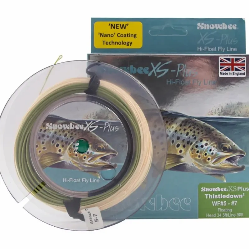 Fly Snowbee Fly Lines * XS Plus Thistledown 2 Floating Braided Core Line